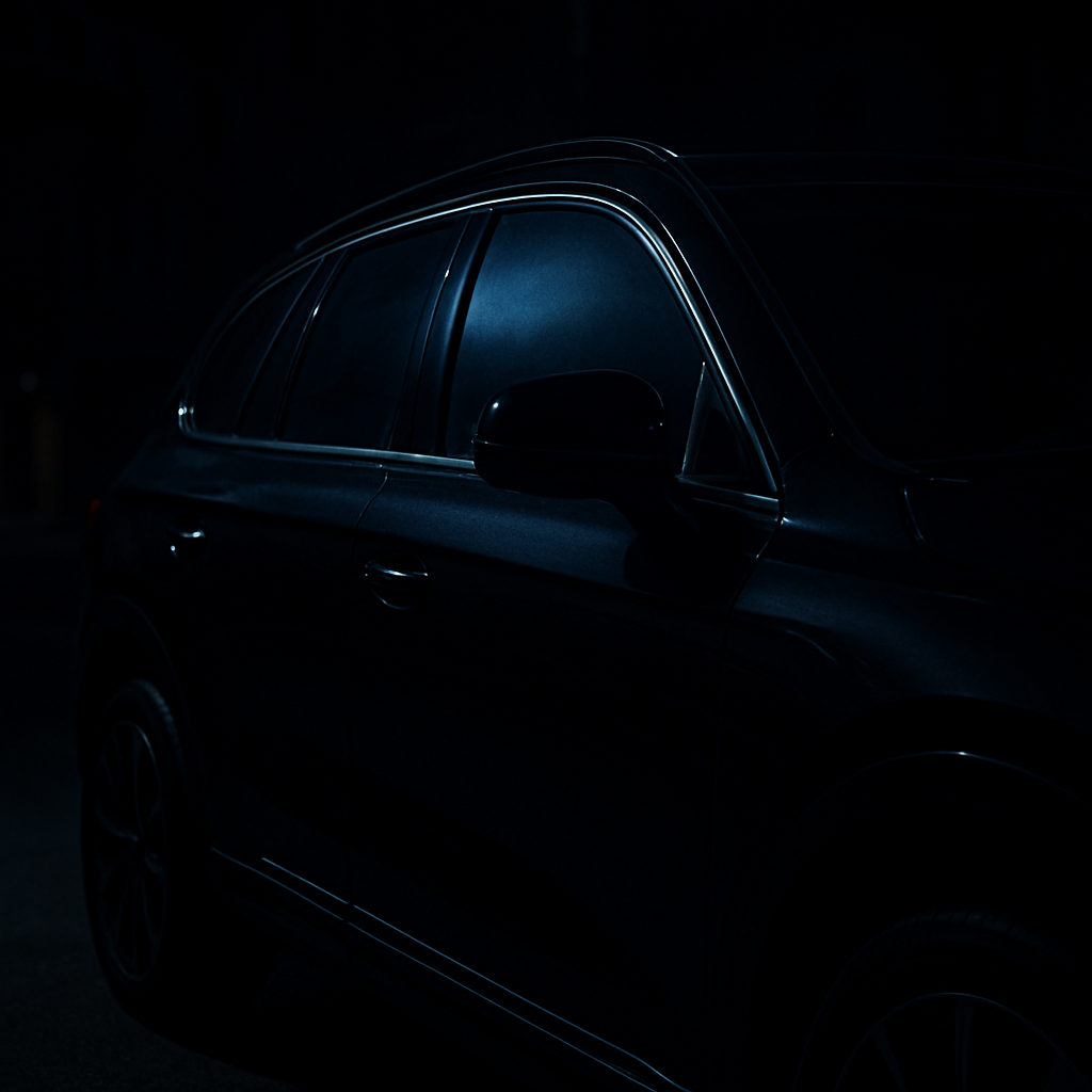 SUV premium com vidros protegidos pela película Protection Shield